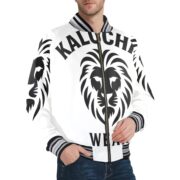 Kaluchie Black & White Lion Bomber - Image 7