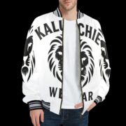 Kaluchie Black & White Lion Bomber