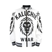 Kaluchie Black & White Lion Bomber - Image 9