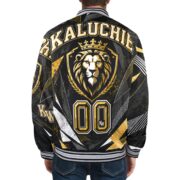 New Men's Striped Trim Bomber Jacket - Image 3
