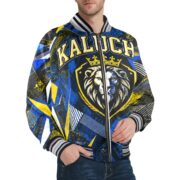 New Men's Striped Trim Bomber Jacket - Image 2