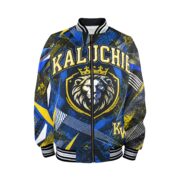 New Men's Striped Trim Bomber Jacket - Image 4