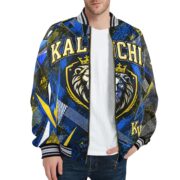 New Men's Striped Trim Bomber Jacket