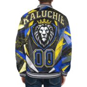 New Men's Striped Trim Bomber Jacket - Image 3
