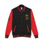 Heavyweight letterman jacket