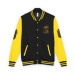 Heavyweight letterman jacket