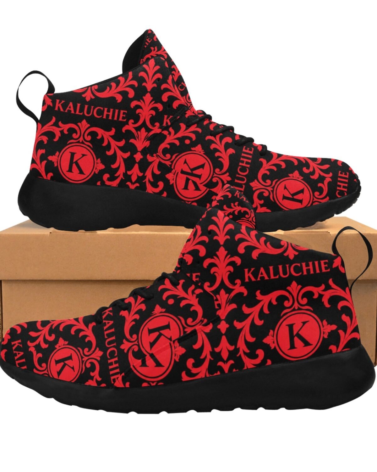 Royal Crest Basketball — Red & Black