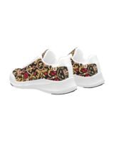 Kaluchie Royal Baroque Running Shoes – White, Gold & Crimson