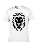 Kaluchie Lion Crest Tee – White (InkedJoy)