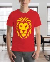 Kaluchie Lion Crest Tee – Red (InkedJoy)
