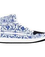Kaluchie Royal Baroque Sneakers - White Royal Blue