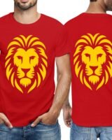 Kaluchie Lion Crest Tee – Red (InkedJoy)