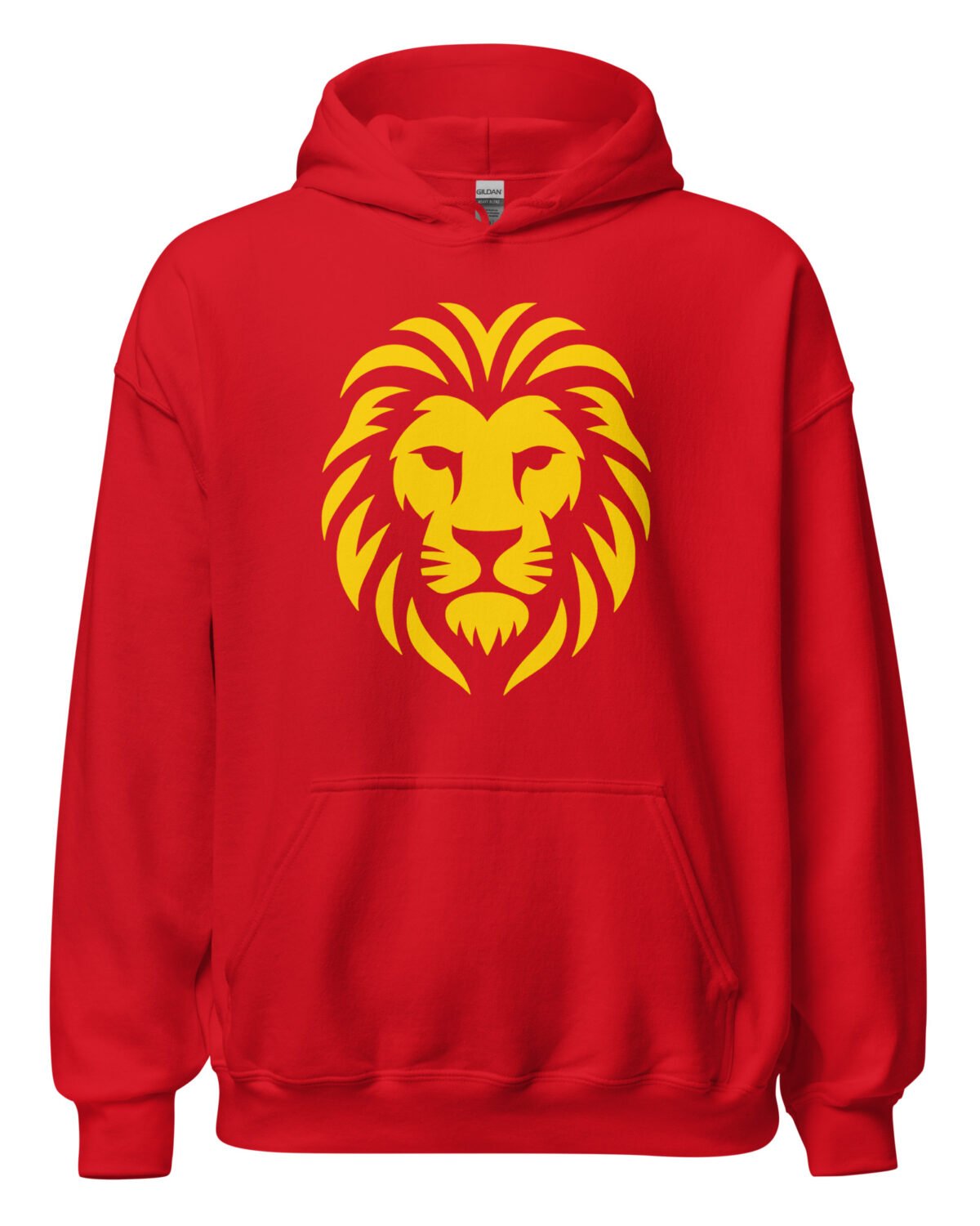 Kaluchie Lion Crest Hoodie - Red